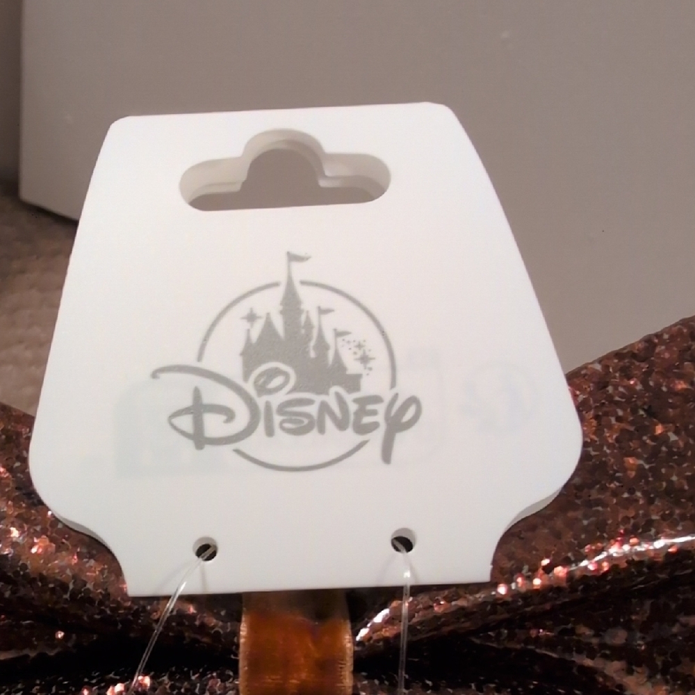 Disney World Disney Eats S'mores Sparkling Bow Minnie Mickey Ears Headband NWT - Picture 2 of 8